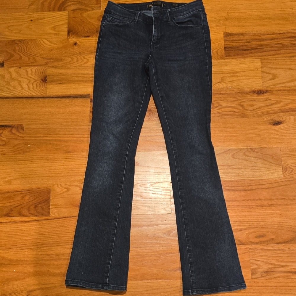 Kardashian Kollection Dark Blue Boot Cut Jeans